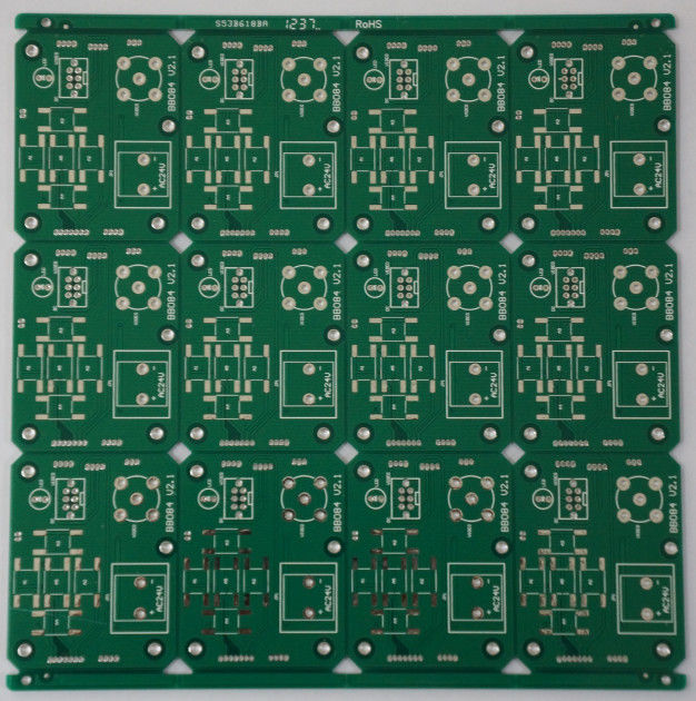 four layer pcb Frequency PCB with Impedance Control and Immersion Gold surface finishing 0