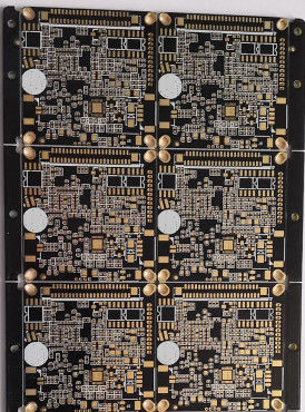 buy 1.60mm Nanya FR4 1.5OZ Prototype PCB Board With Black Solder Mask online manufacturer