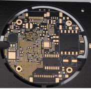 buy Gold Plated Diameter 40mm 1oz LED Light PCB Board With 4mil Min Line online manufacturer