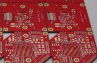 Communication TG150 1 Oz Copper Pcb HAL Lead Free With Blind Via